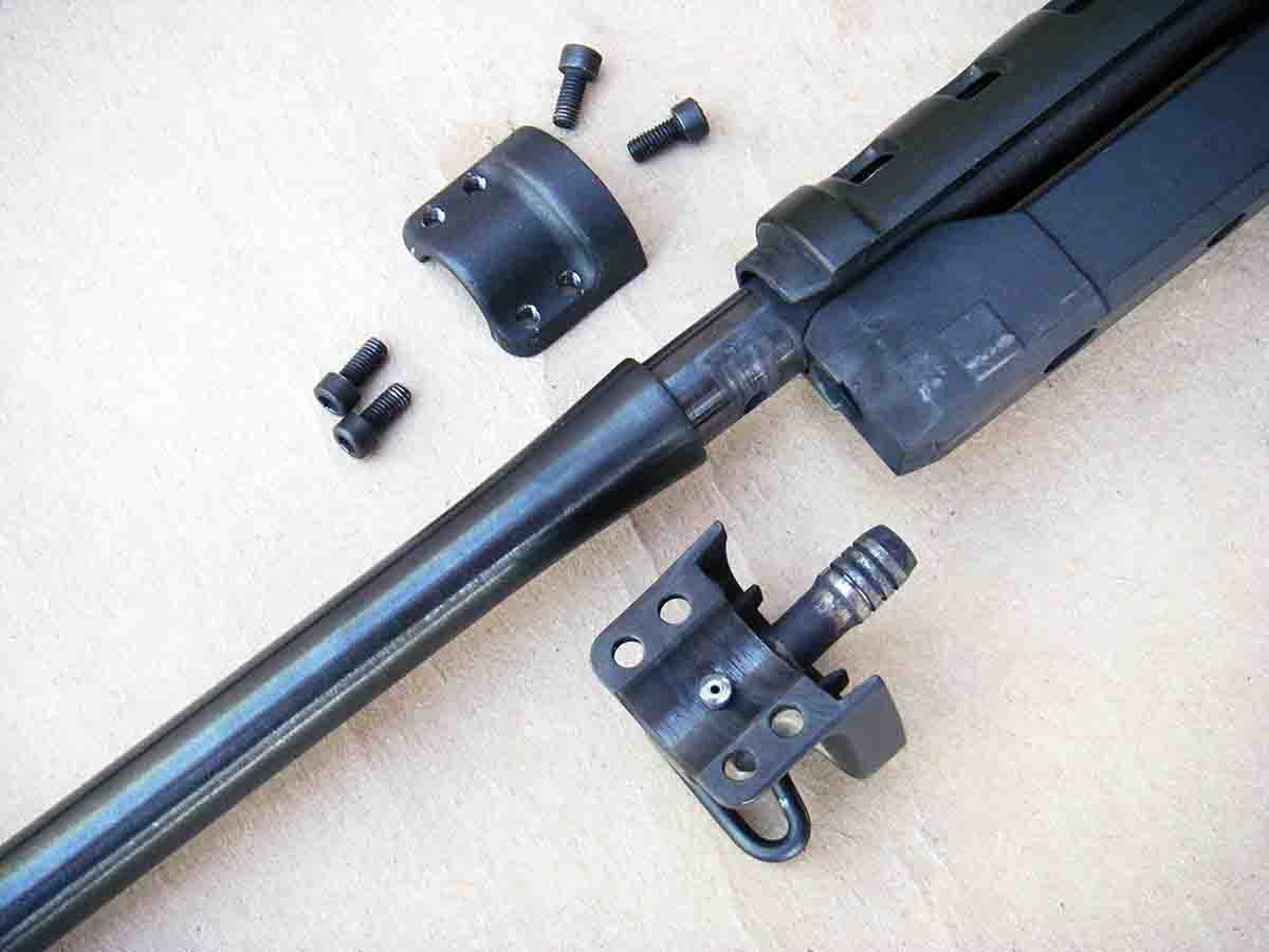 The Ruger Mini-14 gas port bushing can be changed to increase accuracy and reduce how far cases are ejected.
